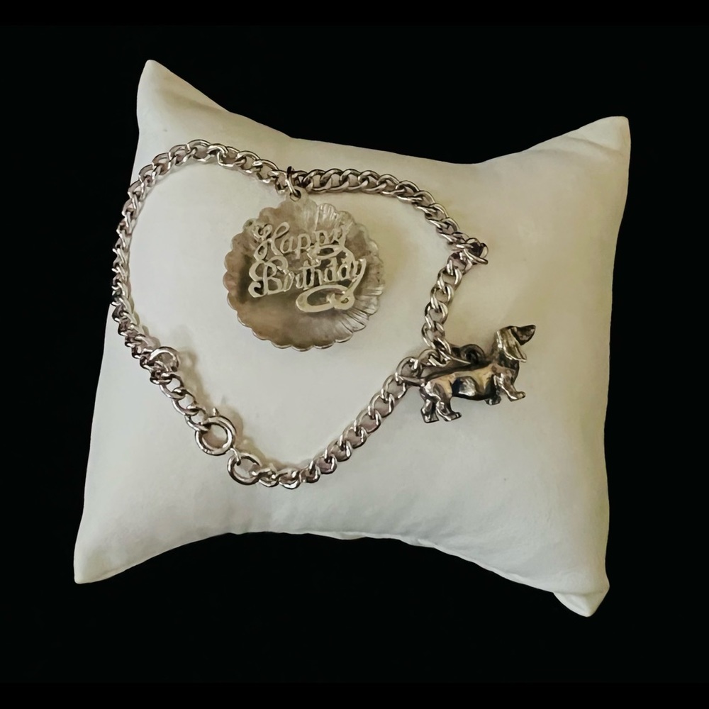 Vintage Beau Sterling Charm Bracelet